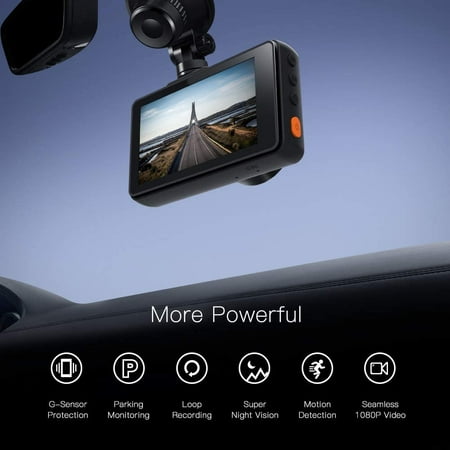 Sony Sensor 3-Inch LCD Display G-Sensor 170/° Wide Angle Parking Guard Dash Cam 1080P Motion Detection WDR /& Super Night Vision COGA 2021 New Loop Recording